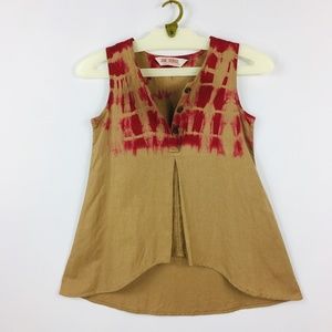 Jak Peppar Girls Boho Linen Cotton Top
